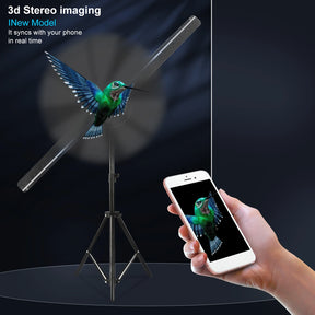 3D Holographic Projector Fan