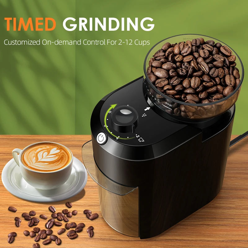 Electric Burr Coffee Grinder